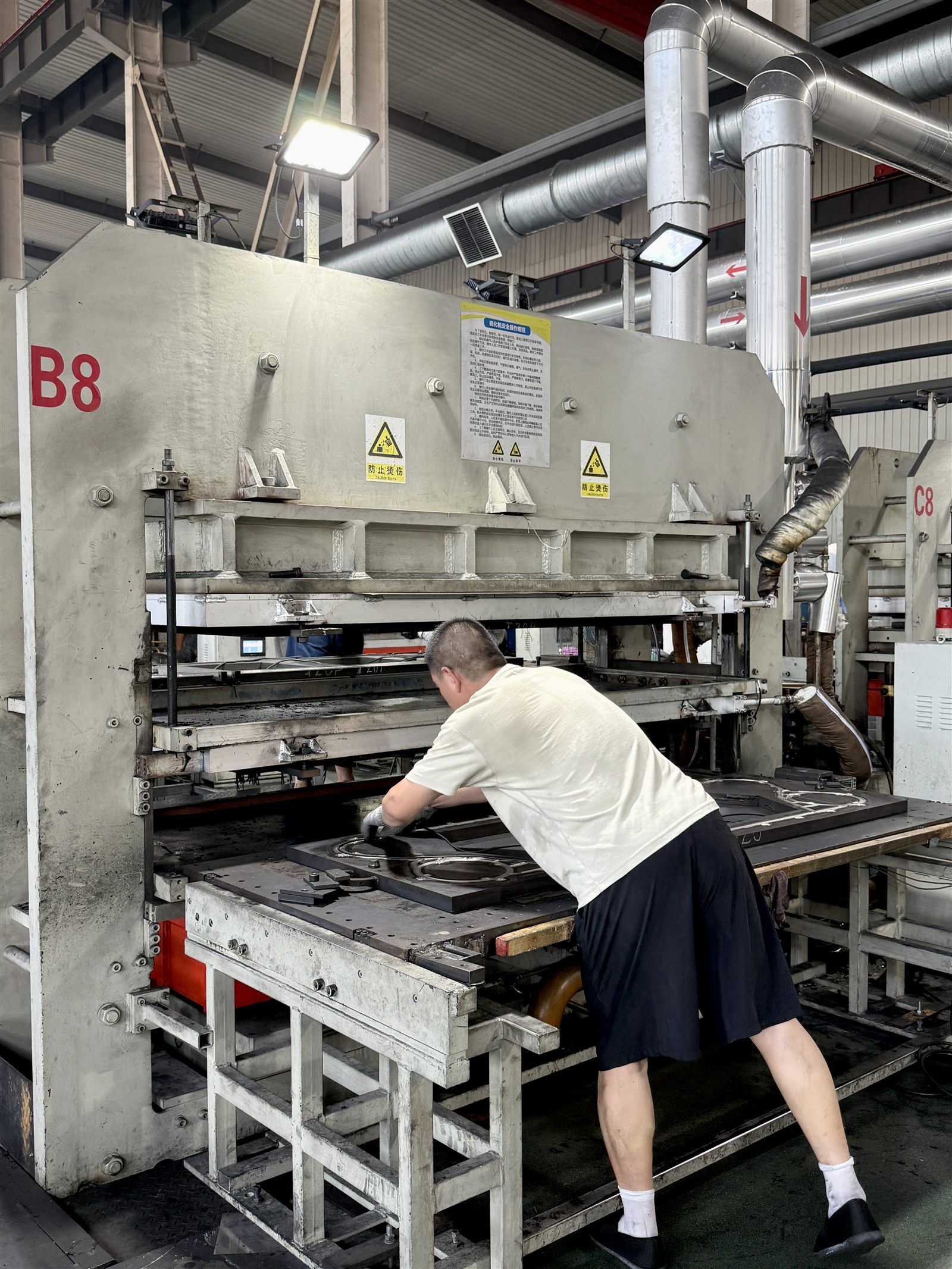 Heat exchanger gasket production